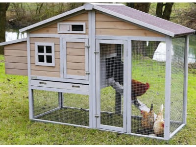 KERBL Hühnerstall "Bonny" 181 x 65 x 118 cm mit überdachtem Freilaufgehege, 81713 KERBL Hühnerstall "Bonny" 181 x 65 x 118 cm mit überdachtem Freilaufgehege, 81713