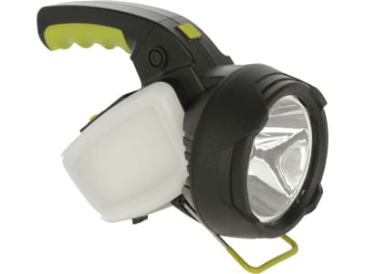 KERBL Akku-LED-Handscheinwerfer 350 lm, Li-Ion-Akku 5 V/2,4 Ah, 345622