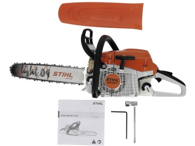 STIHL Benzin-Kettensäge "MS 261 C-M" 3,0 kW (4,1 PS) Schienenlänge 35 cm, ohne Griff- und Vergaserheizung, 1141 200 0646