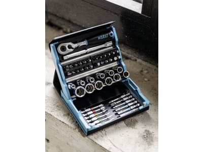 Hazet® Steckschlüsselsatz "SmartCase 2200SC" 1/4 " 50-teilig mit Kunststoff-Klappbox, 2200SC-2
