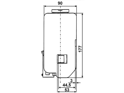 Waschwasserbehälter 2,2 l