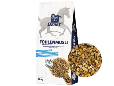 DERBY® Fohlenmüsli schmackhaftes Starterfutter für Fohlen 20 kg Sack DERBY® Fohlenmüsli schmackhaftes Starterfutter für Fohlen 20 kg Sack