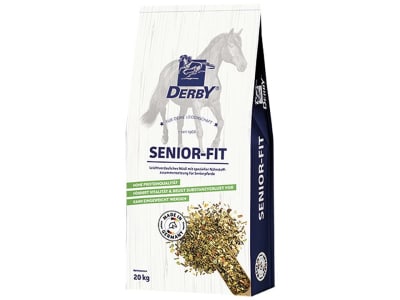 DERBY® Senior-Fit für die Bedürfnisse von älteren Pferden 20 kg Sack DERBY® Senior-Fit für die Bedürfnisse von älteren Pferden 20 kg Sack