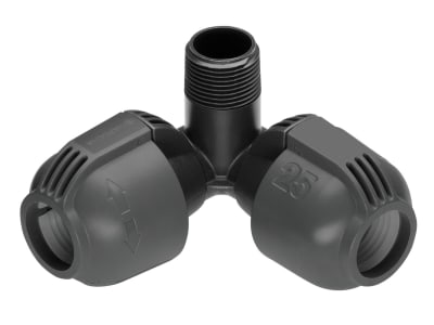 Gardena Sprinklersystem Winkelstück   25 mm; 3/4" AG  02783-20