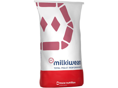 Milkivit Milkiwean Optima 50 für Schweine Absetzergänzer mit essentielles Aminosäuren Krümel 25 kg Sack