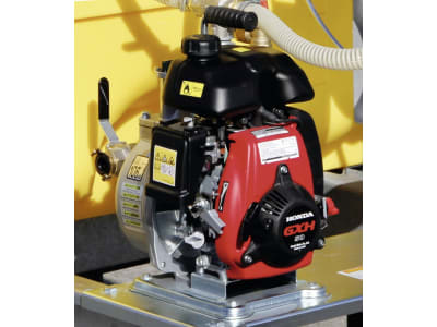 Cemo Bewässerungsanlage "BWS 130-PE" PE-Fass, Benzinpumpe, Schlauchhaspel Cemo Bewässerungsanlage "BWS 130-PE" PE-Fass, Benzinpumpe, Schlauchhaspel