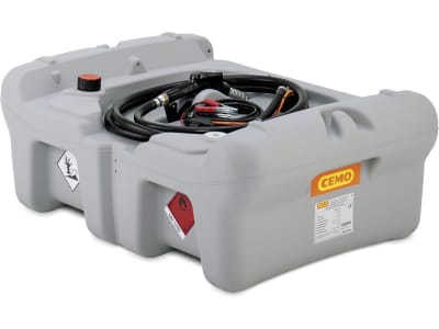 Cemo Tankanlage 210 l für Diesel, mobil, ohne Klappdeckel, Elektropumpe 12 V/30 l/min, 11248