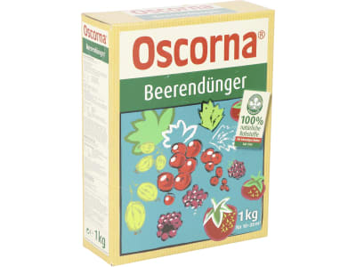 Oscorna® Beerendünger organischer NPK 6+6+0.5 Naturdünger für schmackhafte Beeren aus dem eigenen Garten    