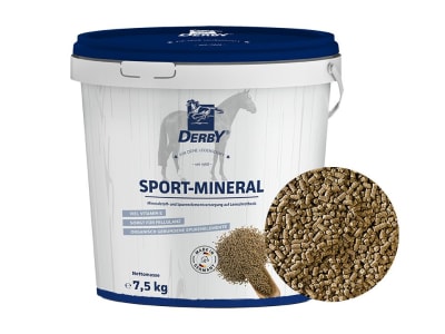 DERBY® Sport-Mineral für Pferde bei erhöhter Leistung 7,5 kg Eimer DERBY® Sport-Mineral für Pferde bei erhöhter Leistung 7,5 kg Eimer