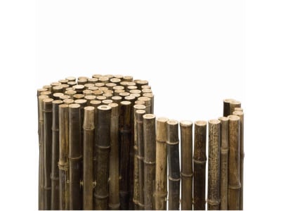 NOOR Bambusmatte Black natur 1,8 x 2 m Bambus Sichtschutz NOOR Bambusmatte Black natur 1,8 x 2 m Bambus Sichtschutz