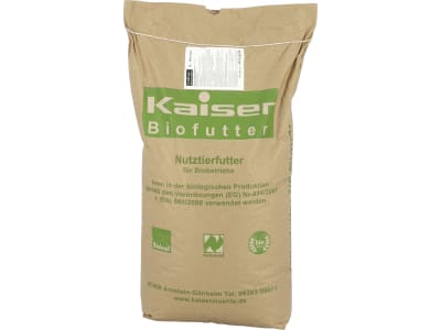 Kaiser B-PEK Kraftfutter für Pferde, für Ökobetriebe geeignetes Pferdefutter 25 kg Sack