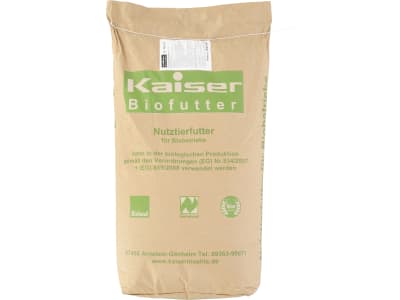 Kaiser B-PEK Kraftfutter für Pferde, für Ökobetriebe geeignetes Pferdefutter 25 kg Sack