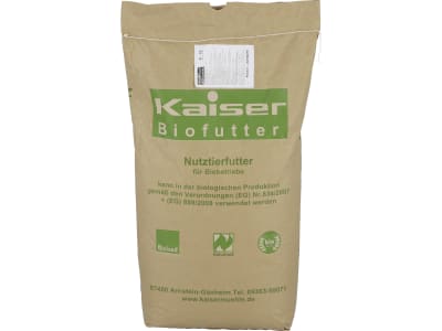 Kaiser B-FE Ferkelergänzungsfutter für Ökobetriebe geeignetes Ferkelfutter Mehl 25 kg Sack