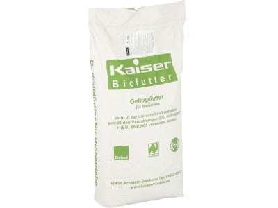 Kaiser B-LM 100 Legemehl für Legehennen für Ökobetriebe geeignetes Legehennenfutter Hühnerfutter Mehl 25 kg Sack