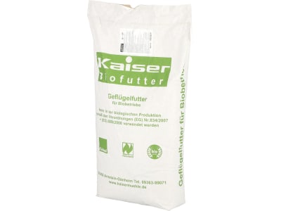 Kaiser B-LM 100 Legemehl für Legehennen für Ökobetriebe geeignetes Legehennenfutter Hühnerfutter Mehl 25 kg Sack