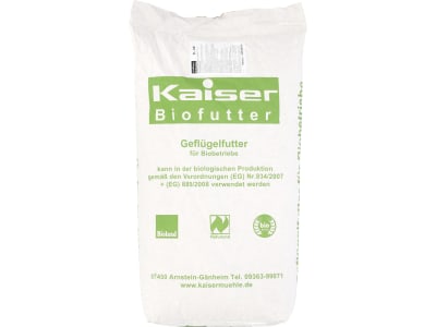 Kaiser B-LM 100 Legemehl für Legehennen für Ökobetriebe geeignetes Legehennenfutter Hühnerfutter Mehl 25 kg Sack