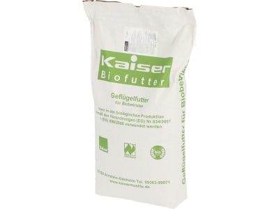 Kaiser B-L 100 Alleinfutter für Legehennen für Ökobetriebe geeignetes Legehennenfutter Hühnerfutter Mehl 25 kg Sack