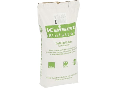 Kaiser B-PMK Putenmastkorn für Ökobetriebe geeignetes Putenmastfutter (Mittelmast) Putenfutter Pellet 25 kg Sack