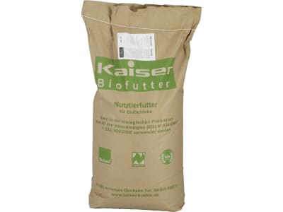 Kaiser B-LMK Lämmermast- und Schafkorn für Ökobetriebe geeignetes Lämmermastfutter und Kraftfutter für Schafe Pellet 25 kg Sack