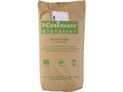 Kaiser B-LMK Lämmermast- und Schafkorn für Ökobetriebe geeignetes Lämmermastfutter und Kraftfutter für Schafe Pellet 25 kg Sack
