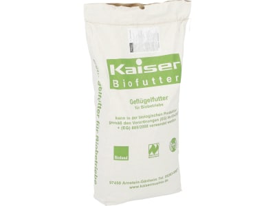 Kaiser B-L-Konz 40/100 Legehennenkonzentrat Demeter Betriebe geeignetes eiweißreiches Legehennenfutter Hühnerfutter Mehl 25 kg Sack