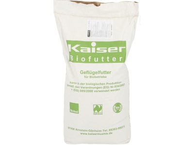 Kaiser B-L-Konz 40/100 Legehennenkonzentrat Demeter Betriebe geeignetes eiweißreiches Legehennenfutter Hühnerfutter Mehl 25 kg Sack