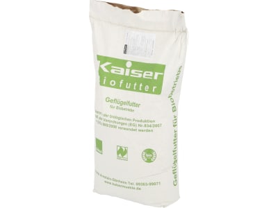Kaiser B-L-Konz 40/100 Legehennenkonzentrat Demeter Betriebe geeignetes eiweißreiches Legehennenfutter Hühnerfutter Mehl 25 kg Sack
