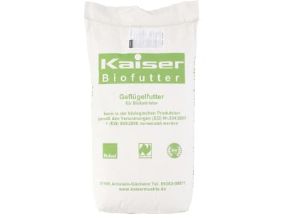 Kaiser B-L-Konz 40/100 Legehennenkonzentrat Demeter Betriebe geeignetes eiweißreiches Legehennenfutter Hühnerfutter Mehl 25 kg Sack