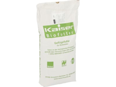 Kaiser B-K 100 D Kükenalleinfutter Demeter Betriebe geeignetes Kükenfutter Mehl 25 kg Sack