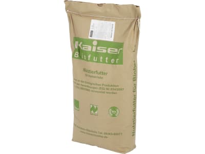 Kaiser B-SM Alleinfuttermittel für die Schweinemast für Ökobetriebe geeignetes Schweinefutter für Mittel-/Universalmast Mehl 25 kg Sack