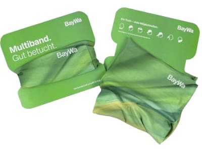 BayWa Multifunktionstuch aus rPET (recyceltes Polyethylen) für Sportler, Wanderer und Freiluft-Fans aller Art 1 St. BayWa Multifunktionstuch aus rPET (recyceltes Polyethylen) für Sportler, Wanderer und Freiluft-Fans aller Art 1 St.