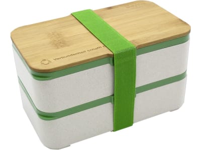 BayWa Brotbox 19 x 13 x 11 cm, für eine komplette Mahlzeit, spülmaschinengeeignet