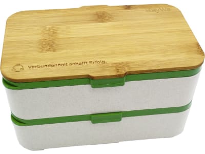 BayWa Brotbox 19 x 13 x 11 cm, für eine komplette Mahlzeit, spülmaschinengeeignet