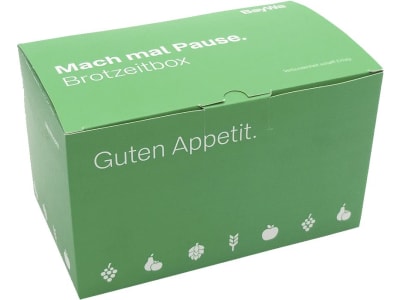 BayWa Brotbox 19 x 13 x 11 cm, für eine komplette Mahlzeit, spülmaschinengeeignet