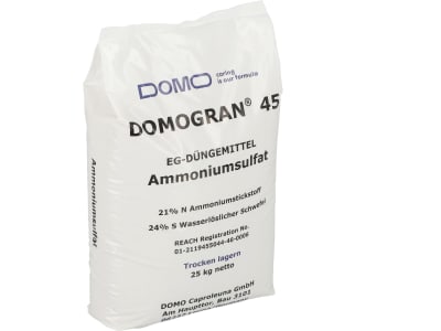 domo Domogran 45 Ammoniumsulfat-Dünger 25 kg Sack domo Domogran 45 Ammoniumsulfat-Dünger 25 kg Sack