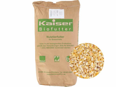 Kaiser Bio-Maisbruch A (anerkannte Ware) naturbelassener Bruchmais in Bio-Qualität 25 kg Sack Kaiser Bio-Maisbruch A (anerkannte Ware) naturbelassener Bruchmais in Bio-Qualität 25 kg Sack