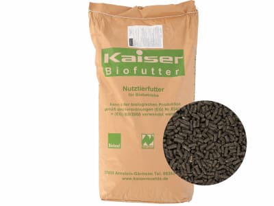 Kaiser B-Kanin Kombi für Ökobetriebe geeignetes Kaninchenfutter für Mast- und Zuchtkaninchen Pellet 25 kg Sack