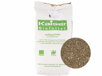 Kaiser B-LM 100 D Legemehl für Legehennen, Demeter Betriebe geeignetes Legehennenfutter Hühnerfutter  25 kg Sack