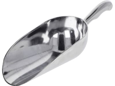 KERBL Futterschaufel 900 g rund, Aluminium, 29796