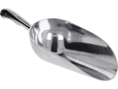 KERBL Futterschaufel 900 g rund, Aluminium, 29796