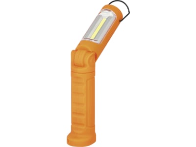 KUNZER LED-Akku-Arbeitsleuchte 70 lm; 300 lm, mit Arbeits- und Kopflicht, um 120° schwenkbar, orange, PL-023.2 ORANGE