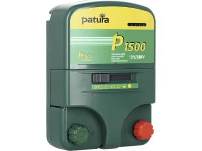 Patura Weidezaungerät "P 1500" 12 V; 230 V mit offener Tragebox, 142110