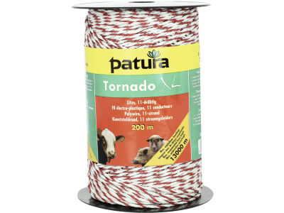 Patura Litze "Tornado XL" rot; weiß Patura Litze "Tornado XL" rot; weiß