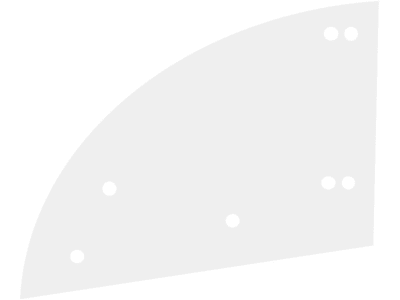 Massey Ferguson Seitenscheibe, für Teleskoplader MF TH.6000, TH.7000, TH.8000, 9000, 3970194M1