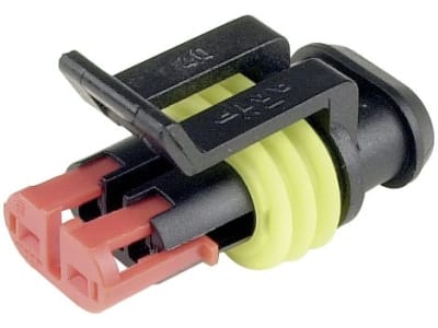 Herth + Buss Steckgehäuse "AMP Tyco Superseal", 2-polig, TE Connectivity, Steckanschluss, 50 290 826 010 Herth + Buss Steckgehäuse "AMP Tyco Superseal", 2-polig, TE Connectivity, Steckanschluss, 50 290 826 010