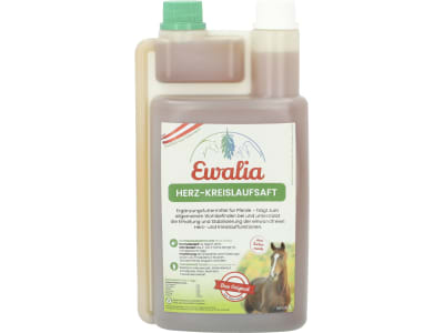 Ewalia Herz-Kreislaufsaft für Pferde flüssig 1 l Flasche Ewalia Herz-Kreislaufsaft für Pferde flüssig 1 l Flasche
