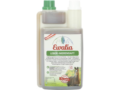 Ewalia Leber-Nierensaft für Pferde flüssig 1 l Flasche Ewalia Leber-Nierensaft für Pferde flüssig 1 l Flasche
