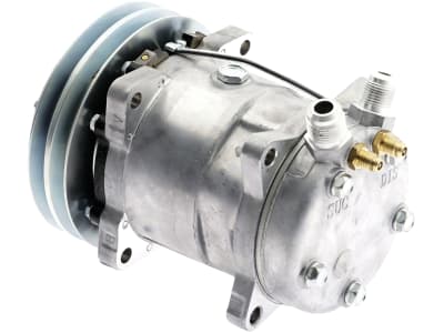 Klimakompressor 12 V mit Riemenscheibe Ø 152 mm, 2 Rippen, für Traktor Deutz-Fahr, 850893N Klimakompressor 12 V mit Riemenscheibe Ø 152 mm, 2 Rippen, für Traktor Deutz-Fahr, 850893N