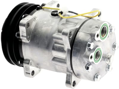 Klimakompressor 12 V mit Riemenscheibe Ø 120 mm, 6 Rippen, für Massey Ferguson, Valtra (Valmet), 851713N Klimakompressor 12 V mit Riemenscheibe Ø 120 mm, 6 Rippen, für Massey Ferguson, Valtra (Valmet), 851713N