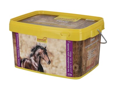 marstall® Force getreide- und melassefreies Mineralfutter für Pferde 10 kg Eimer